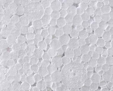 Kimyasal köpük plastik çember beyaz doku