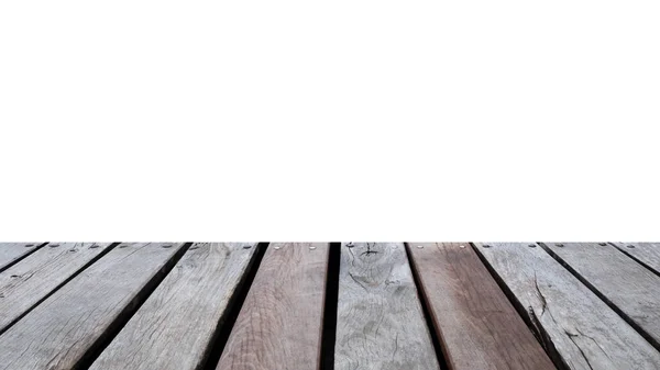 Dřevěné stolní deskou tmavě na pozadí — Stock fotografie