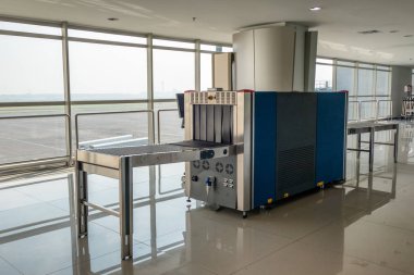 Konveyör bant ile tarayıcı Bagaj ve metal dedektörleri X-ray