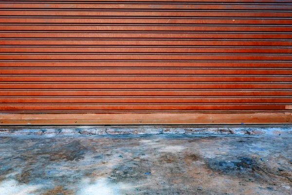 パターンのガレージのドアとモルタル — ストック写真