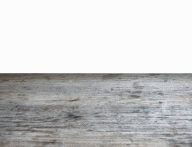 Ahşap grunge gri masa üstü arka plan üzerinde