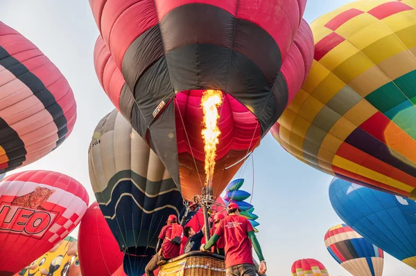 Signha Park'ta yıllık uluslararası balon festivali — Stok fotoğraf