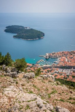 Eski Şehir, Dubrovnik, Hırvatistan, yukarıda görüldüğü gibi dünya mirası Unesco listesinde.