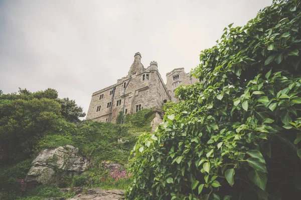 Mount Michael Island Festung Und Gärten Marazion Der Nähe Von — Stockfoto