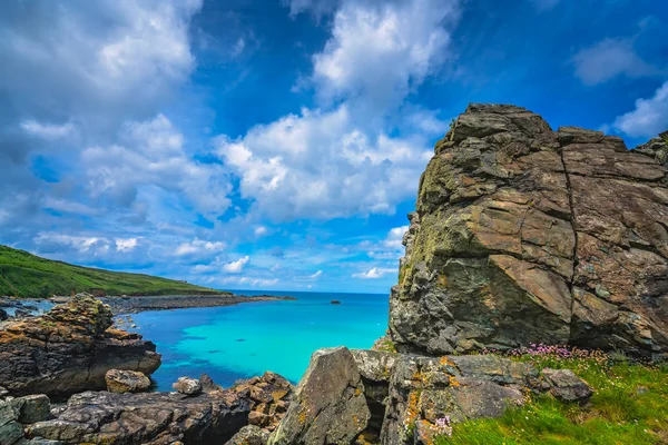 Grandes Formaciones Rocosas Costa Cornualles Ives Cornwall Inglaterra — Foto de Stock