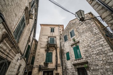 Kotor Old Town, Karadağ'daki tarihi konut binalar