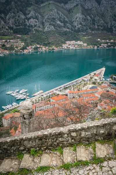 Stony Trail Steps Leading Kotor Fortress Kotor Town Montenegro — Stock Photo, Image