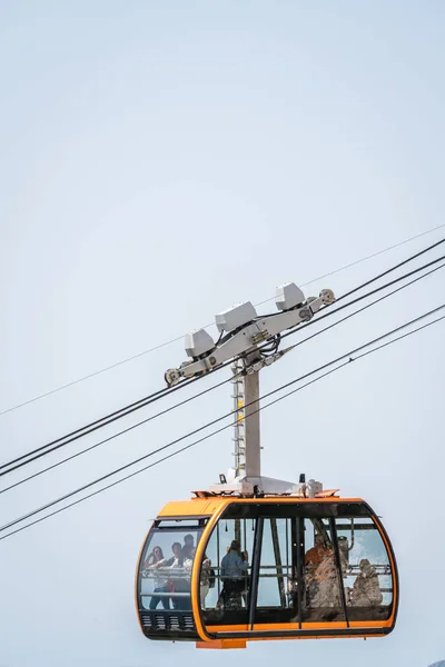 Dubrovnik Croatia April 2018 Dubrovnik Cable Car Popular Tourist Attraction — Stock Photo, Image