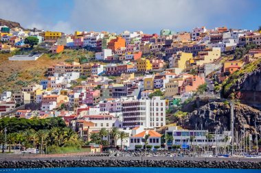 San Sebastian La Gomera, İspanya - Nisan 2013 :