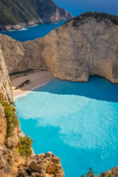 Vista deslumbrante das falésias em Shipwreck Cove — Fotografia de Stock