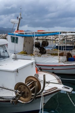 Zante Alykes Körfezi'nde Balıkçı tekneleri