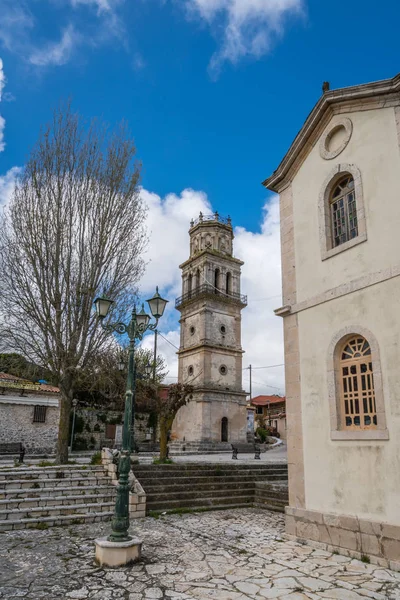 Iglesia en Agios León en Zante — Foto de Stock