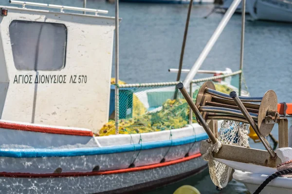 Small Boat in Laganas port — Stock Photo, Image