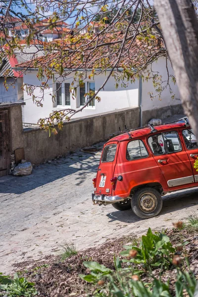 Old car in Ohrid Old Town — Stock Photo, Image