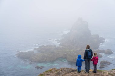 Lands End aile hayran manzara