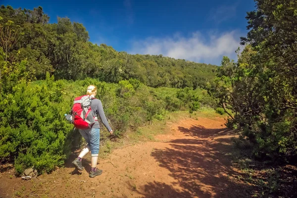 Trekking sur l'île de La Gomera — Photo