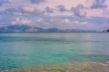 Zante Keri plaj Kayalık kıyı
