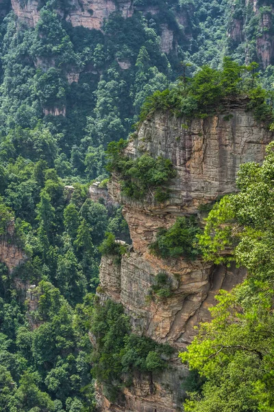 Vertikal Karst Pelare Klippformationer Sett Utifrån Den Förtrollade Terrass Synvinkel — Stockfoto