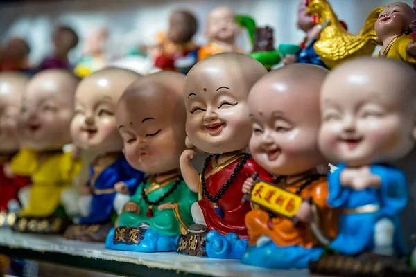 Chongqing Kina Augusti 2019 Söta Små Kinesiska Dockfigurer Leksaker Souvenirer — Stockfoto