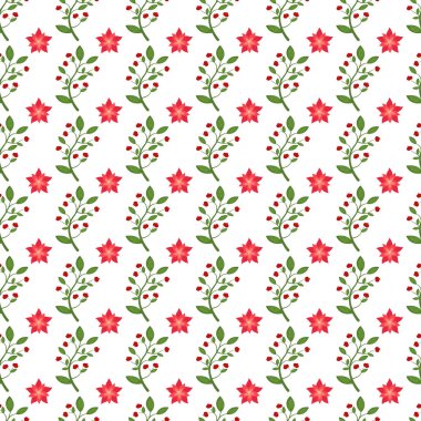 Geleneksel Çiçeksiz Vektör Deseni