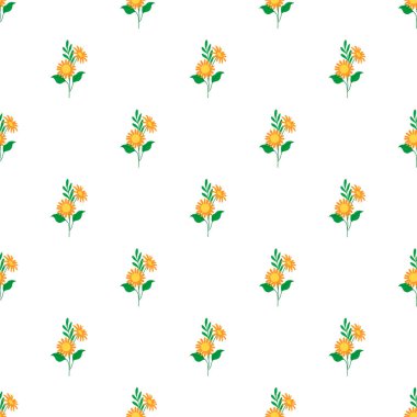 Lezzetli Bahar Kusursuz Vektör Deseni Tasarımı