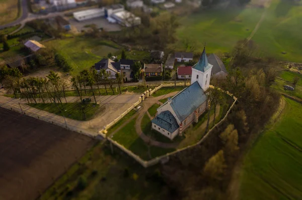 St. Margareth's church in Ciechocin, Poland — Stock Photo, Image