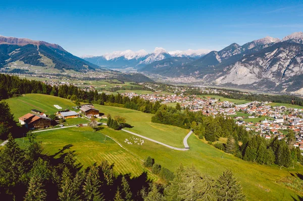 Uma bela paisagem montanhosa do Tirol, Áustria — Fotografia de Stock