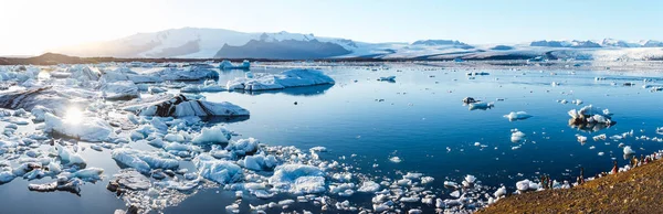 Ledovcová laguna na Islandu — Stock fotografie