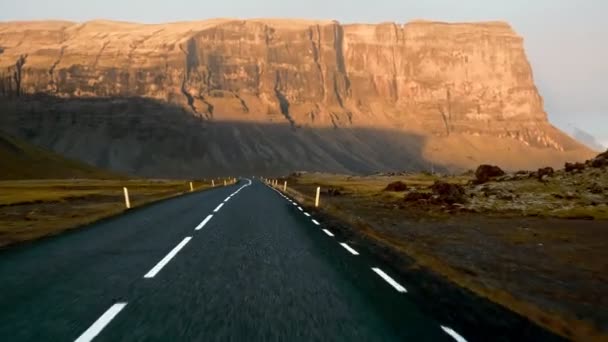 Drogi przez Islandii — Wideo stockowe