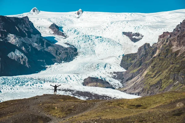 在冰岛冰川 — 图库照片