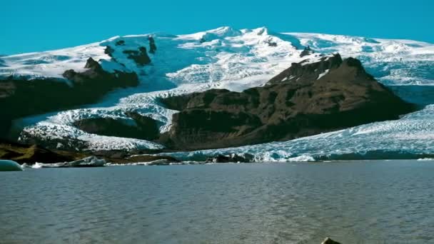 Gletscher in Island — Stockvideo