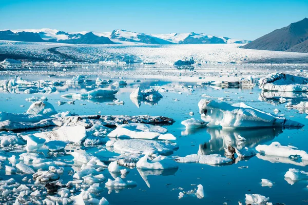 Ledovcová laguna na Islandu — Stock fotografie