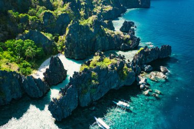 Filipinler El Nido muhteşem manzara