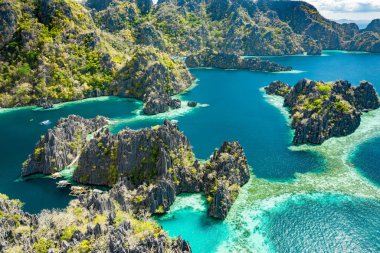 Filipinler Coron Adası muhteşem manzara