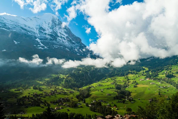 Eiger'in büyük kuzey duvarı — Stok fotoğraf