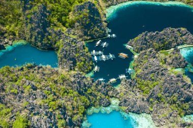 Filipinler Coron Adası muhteşem manzara