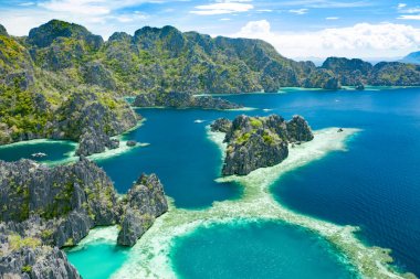 Filipinler Coron Adası muhteşem manzara