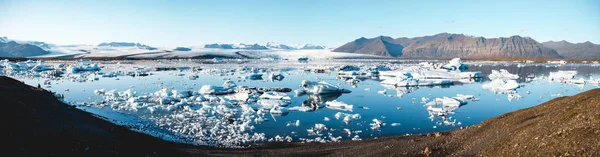 Ledovcová laguna na Islandu — Stock fotografie