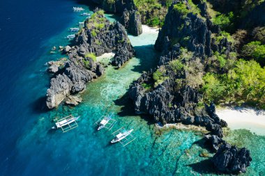 Filipinler El Nido muhteşem manzara