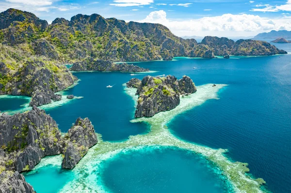 Paesaggio spettacolare dell'isola di Coron nelle Filippine — Foto Stock