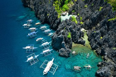 Filipinler El Nido muhteşem manzara