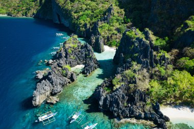 Filipinler El Nido muhteşem manzara
