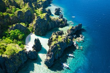 Filipinler El Nido muhteşem manzara