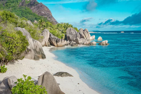 Райский остров на Сейшелах — стоковое фото