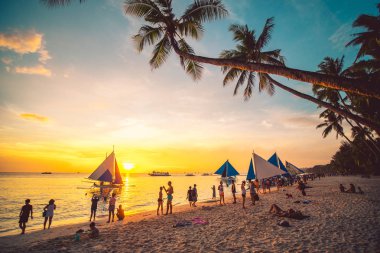 Boracay'da destansı gün batımı, Filipinler