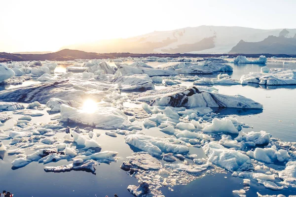 Lagoa Glacial na Islândia — Fotografia de Stock