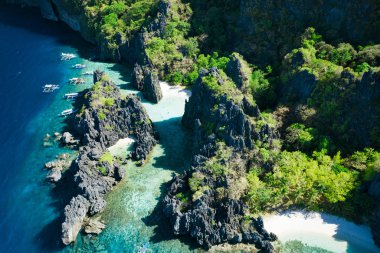 Filipinler El Nido muhteşem manzara