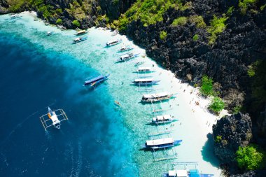 Filipinler El Nido muhteşem manzara