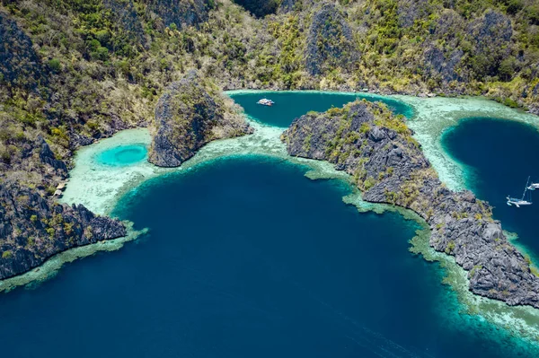 Paesaggio spettacolare dell'isola di Coron nelle Filippine — Foto Stock