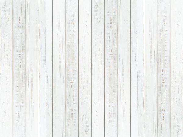 Tekstur dan latar belakang dinding kayu alami putih permukaan kosong untuk desain . — Stok Foto